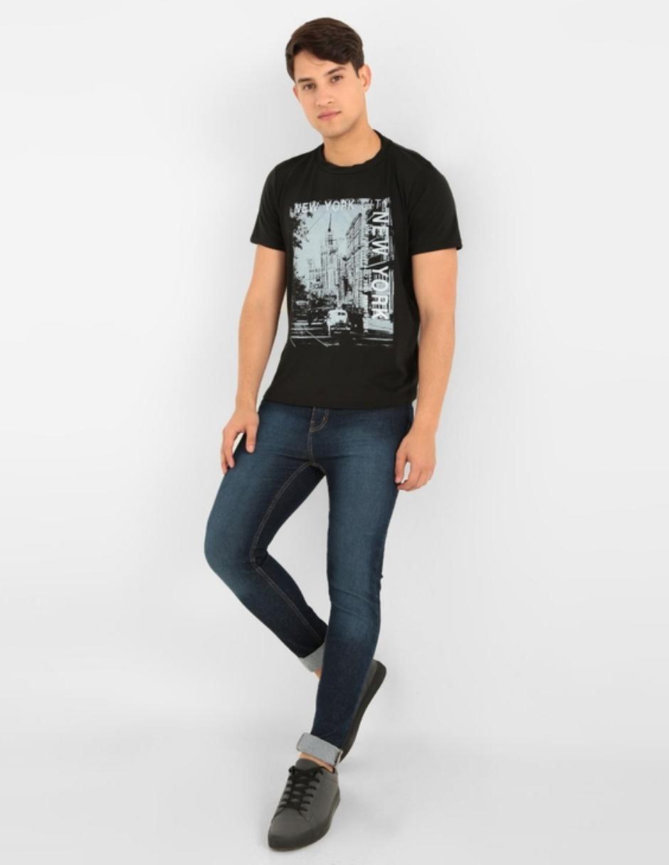 Jeans skinny Non Stop lavado stone wash para hombre