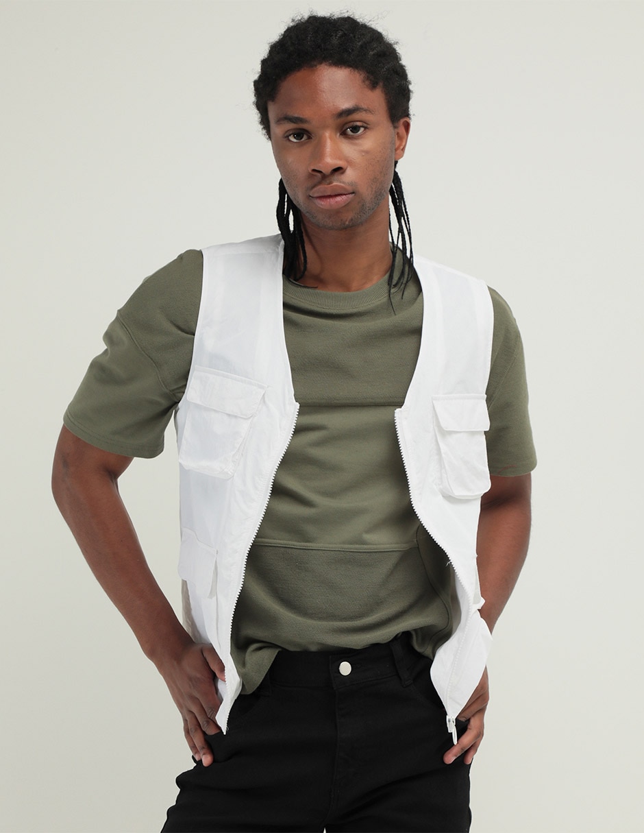 Chaleco con bolsillos para hombre Chaleco con bolsillos para hombre