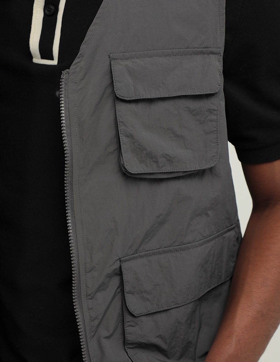 Chaleco Non Stop con bolsillos para hombre
