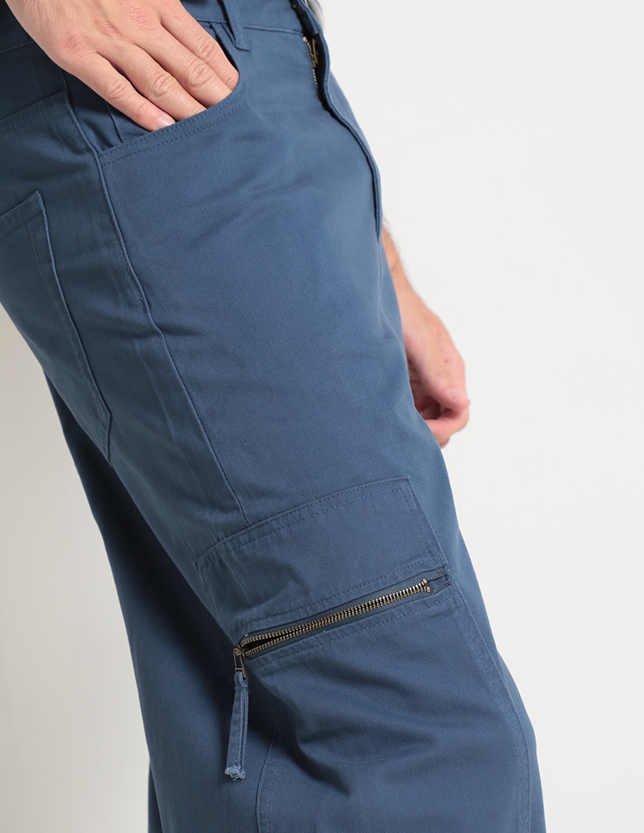 Pantalón amplio de algodón para hombre 2
