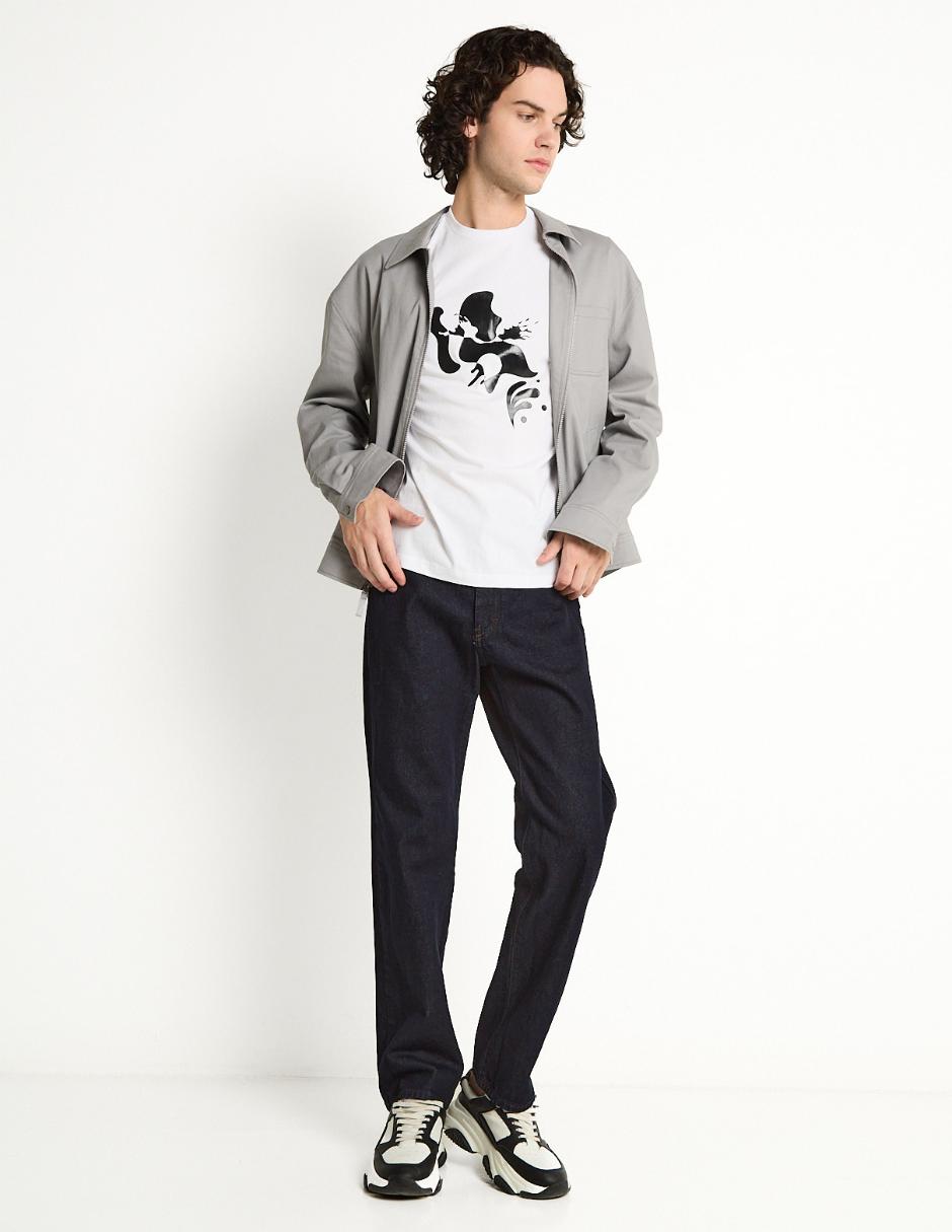 Playera cuello redondo para hombre