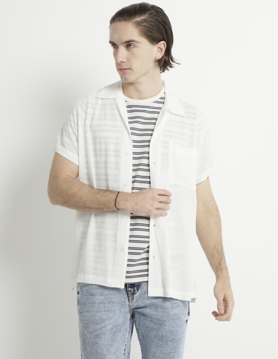 Camisa manga corta para hombre