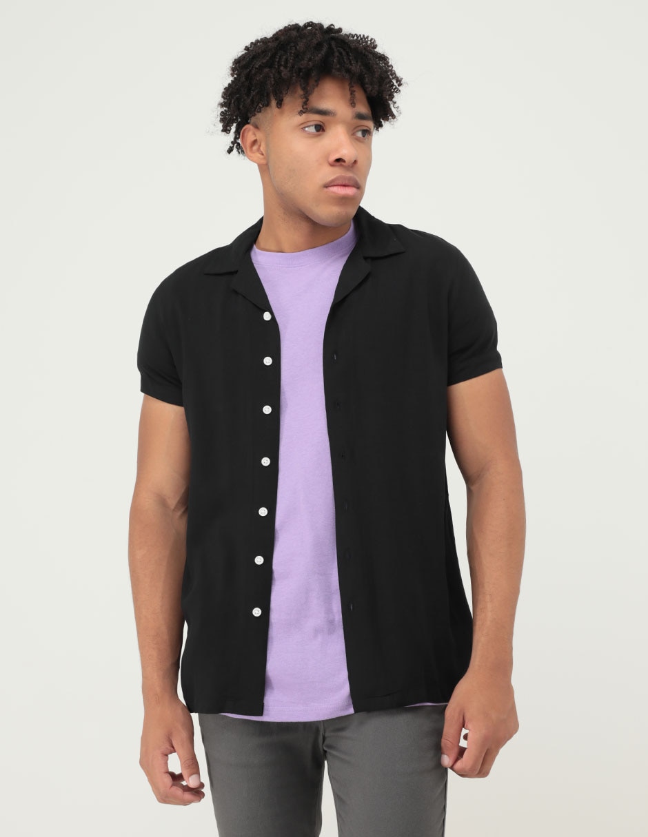 Camisa casual manga corta para hombre Camisa casual manga corta para hombre