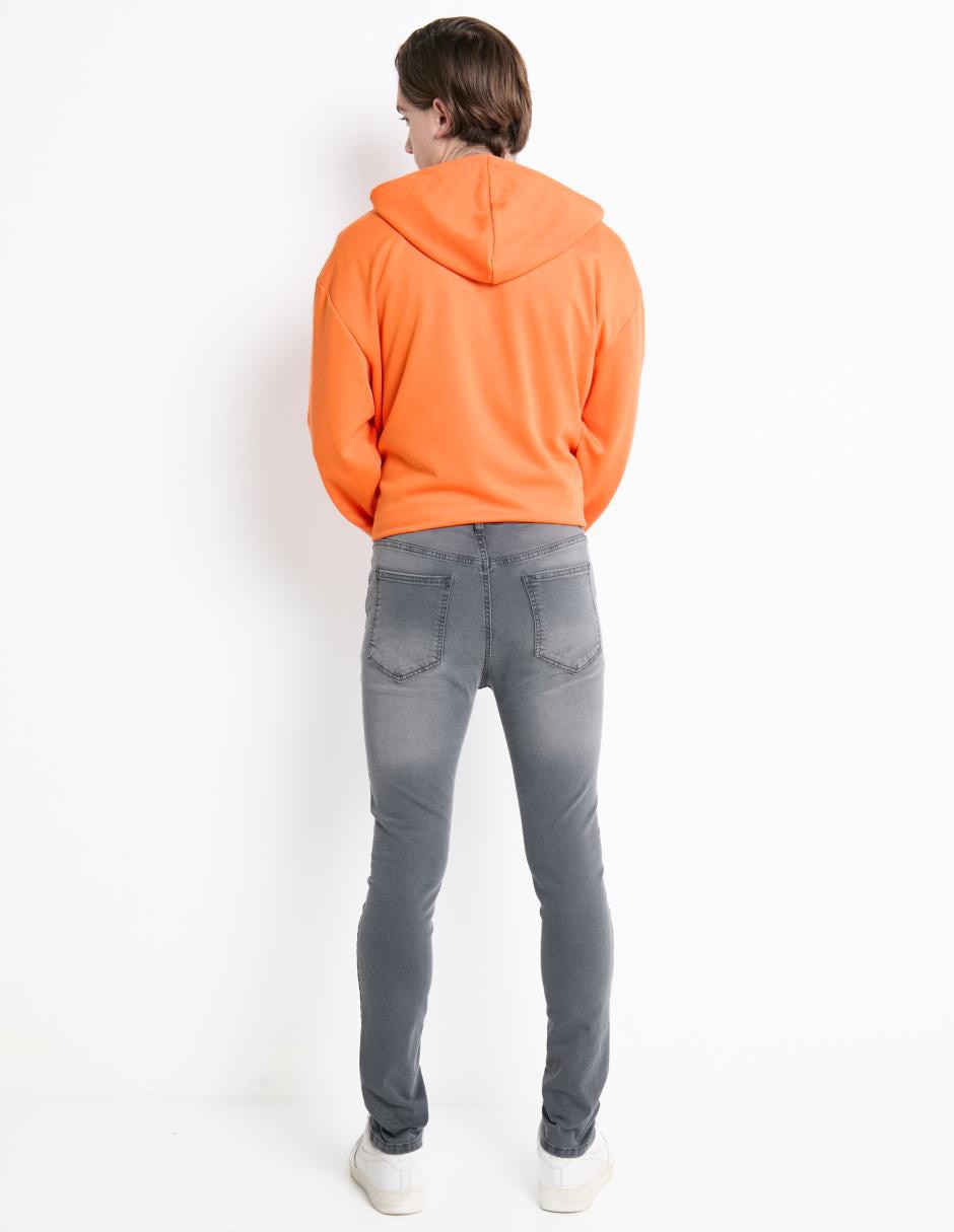 Jeans slim deslavado para hombre 2