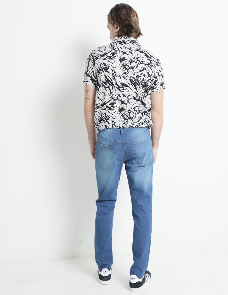 Jeans slim Non Stop deslavado para hombre