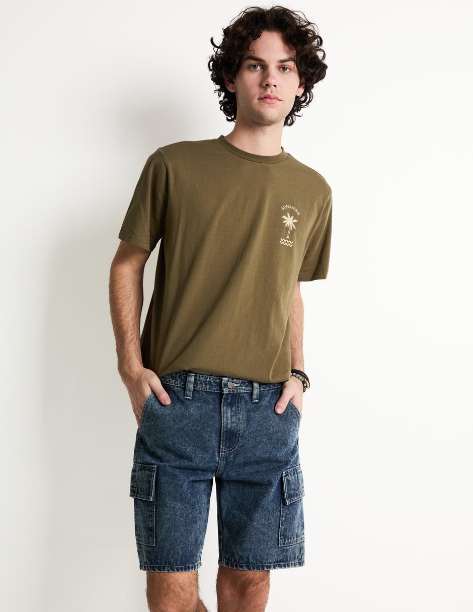 Bermuda de algodón para hombre Bermuda de algodón para hombre