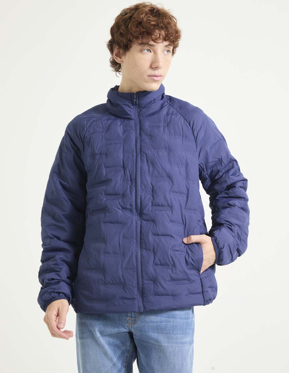 Chamarra acolchada con bolsillos para hombre Chamarra acolchada con bolsillos para hombre