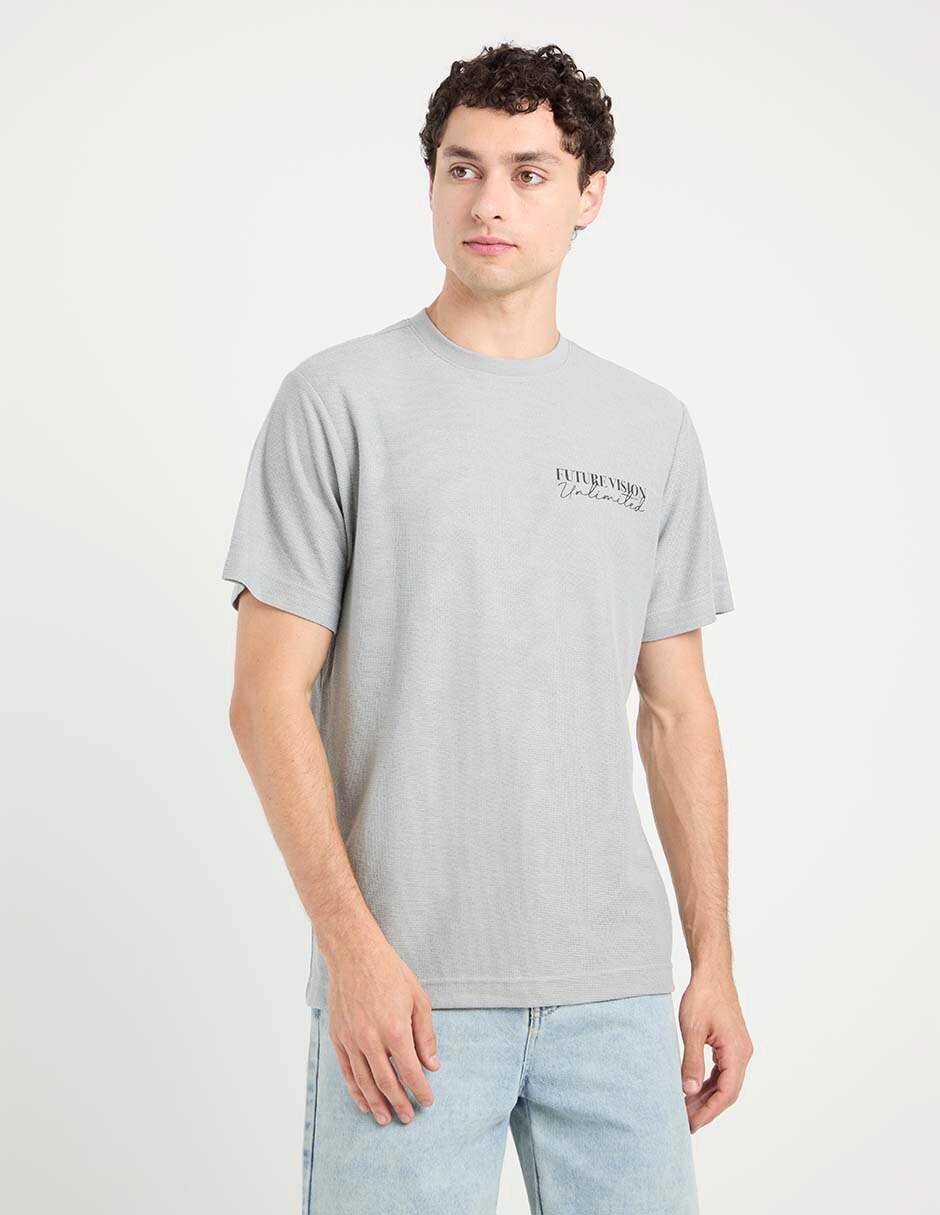 Playera cuello redondo para hombre