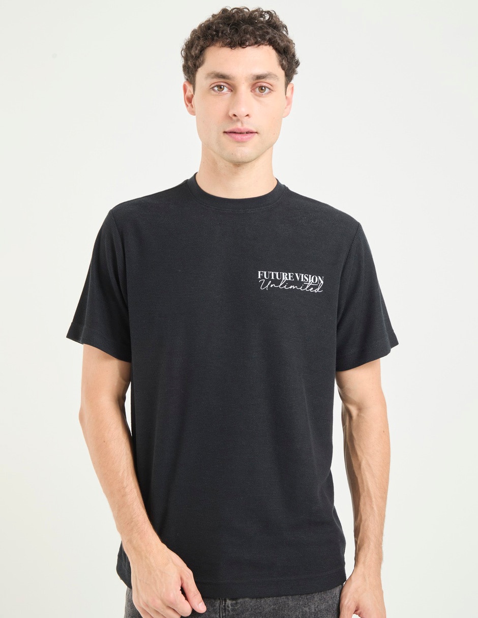 Playera cuello redondo para hombre 1