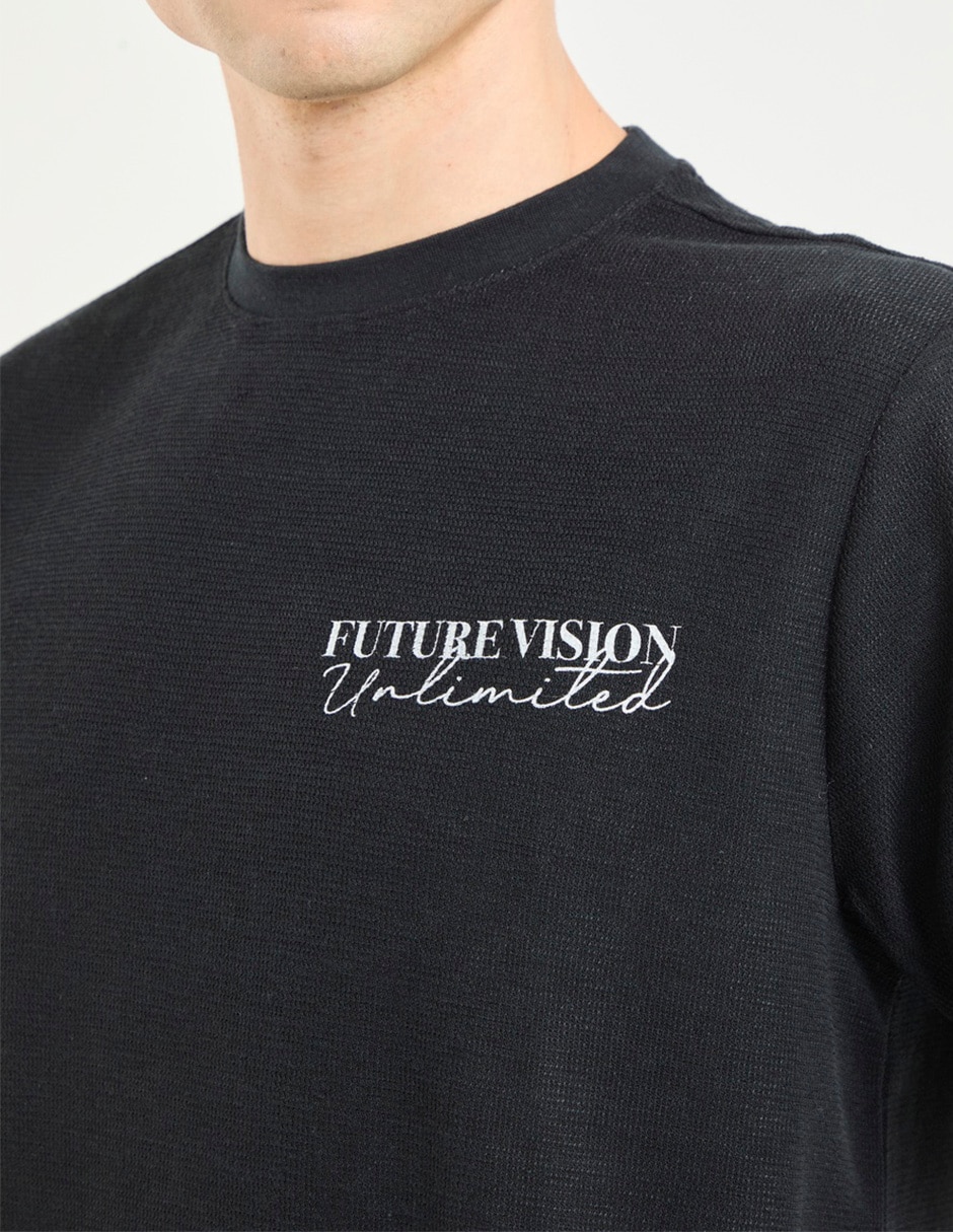 Playera cuello redondo para hombre 2