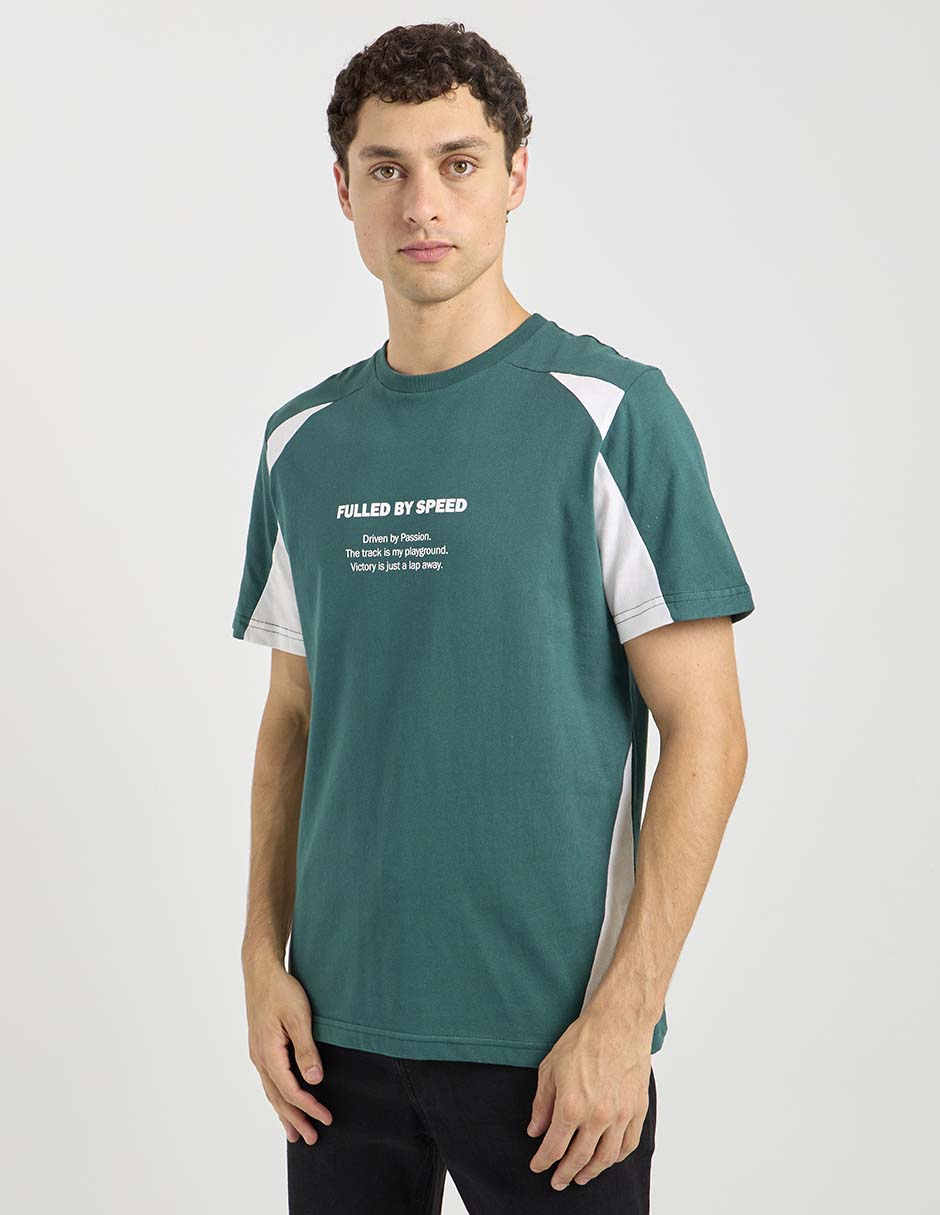 Playera cuello redondo para hombre 1