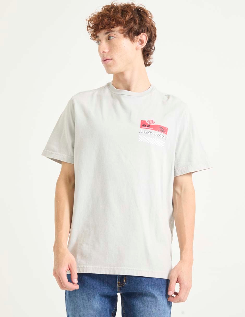 Playera Red Line cuello redondo para hombre Playera Red Line cuello redondo para hombre