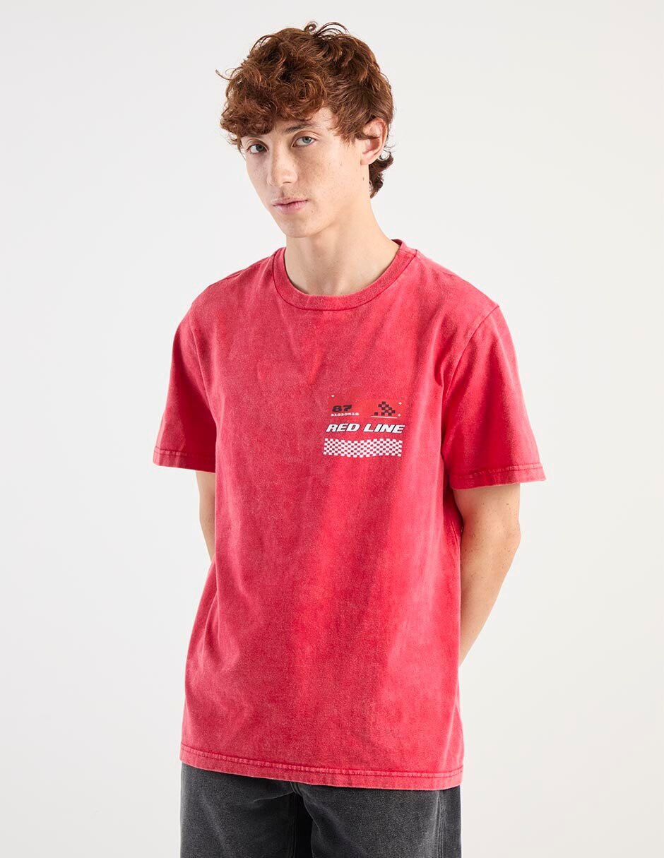 Playera Red Line cuello redondo para hombre 1