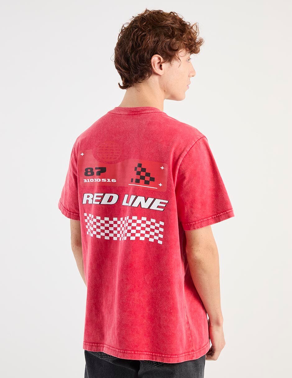 Playera Red Line cuello redondo para hombre 2