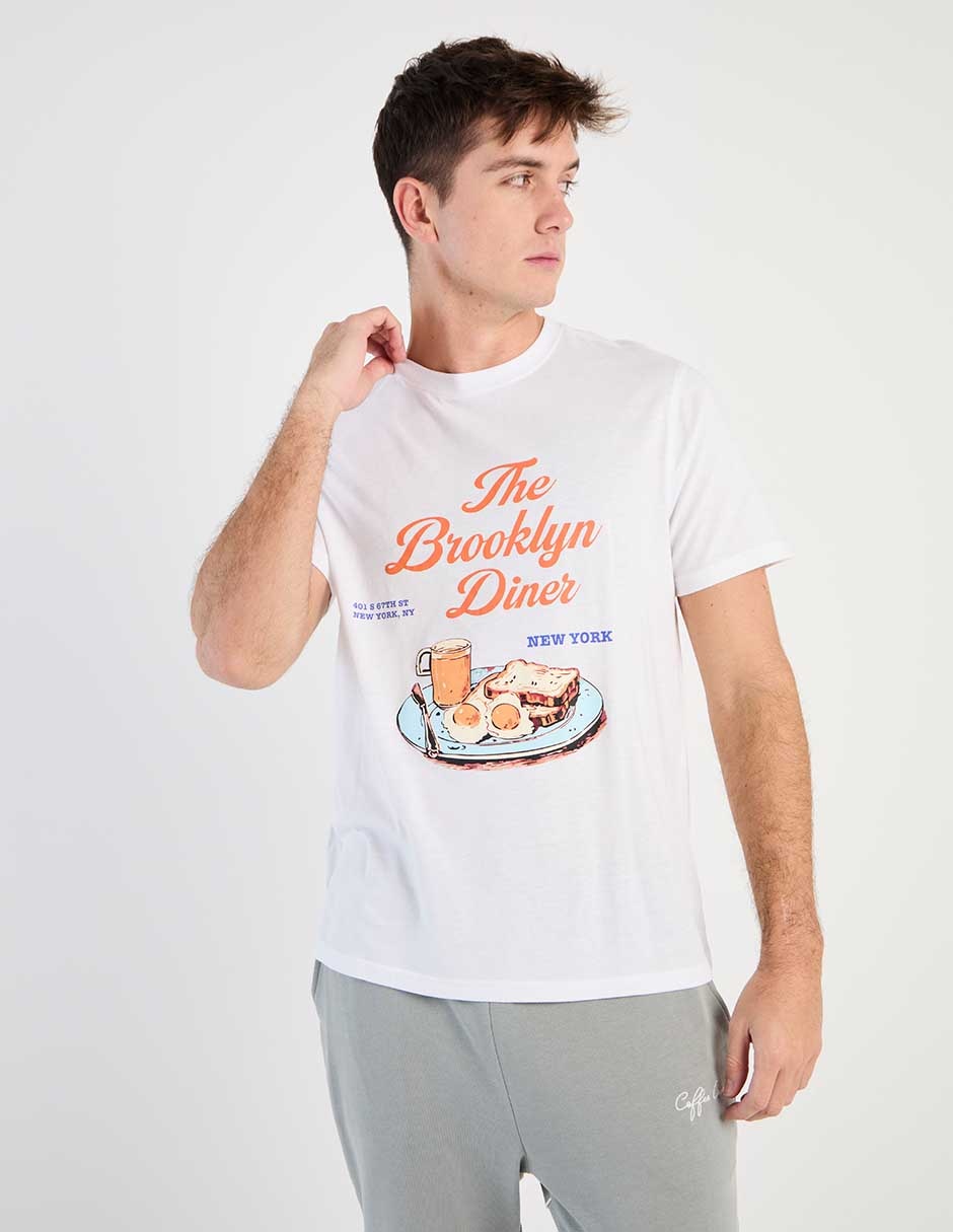Playera cuello redondo para hombre 1