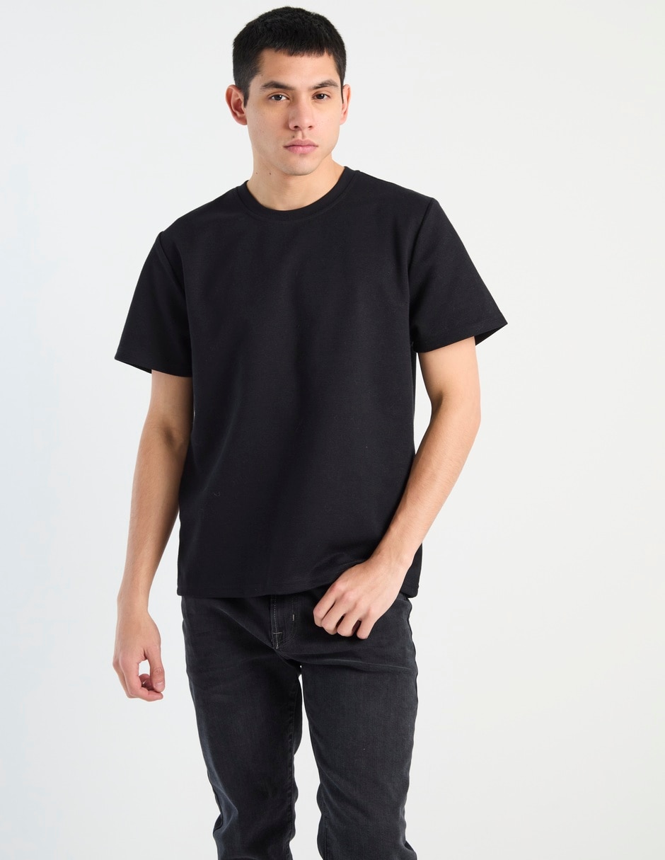 Playera cuello redondo para hombre 1