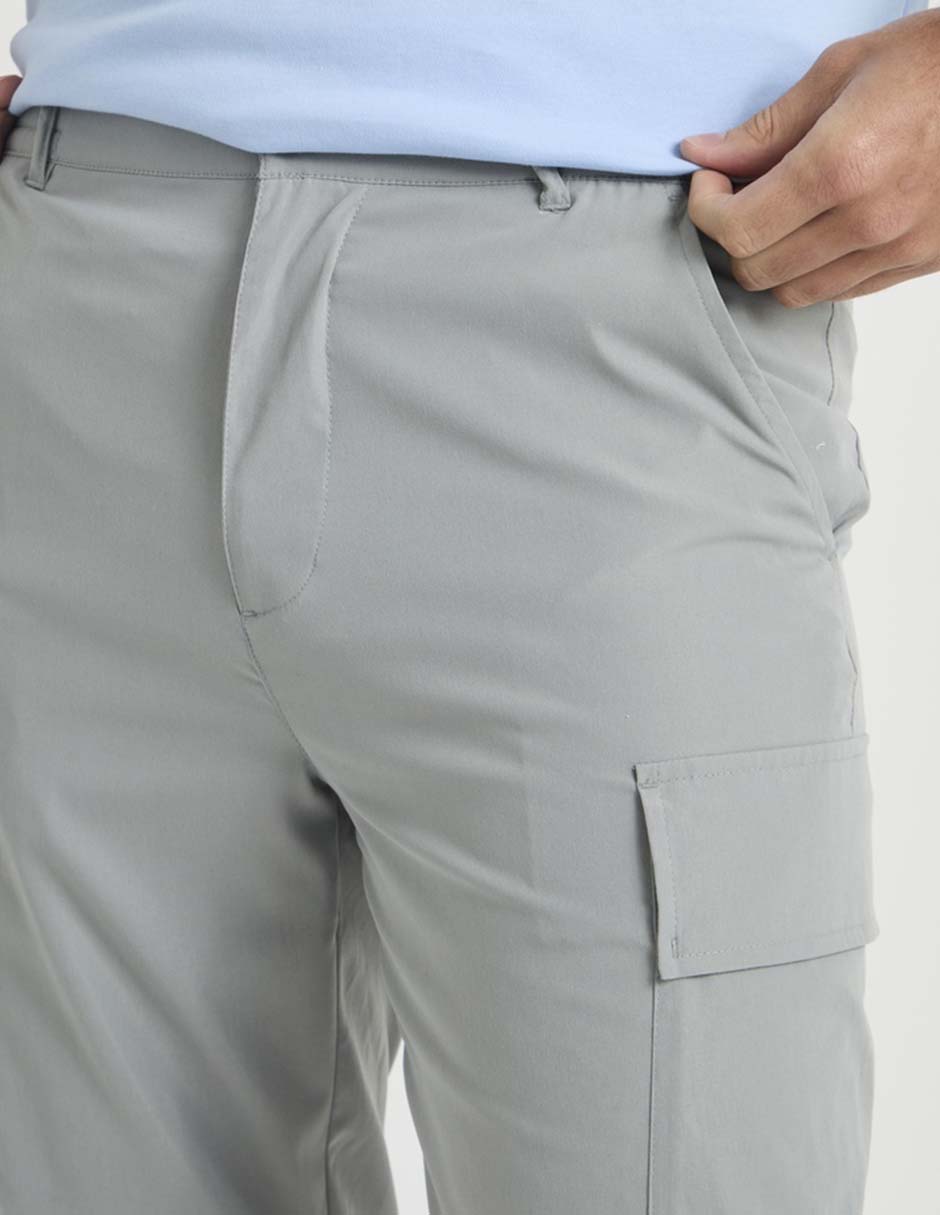 Pantalón cargo slim para hombre