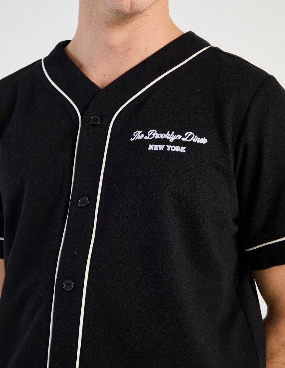 Camisa casual de algodón manga corta para hombre