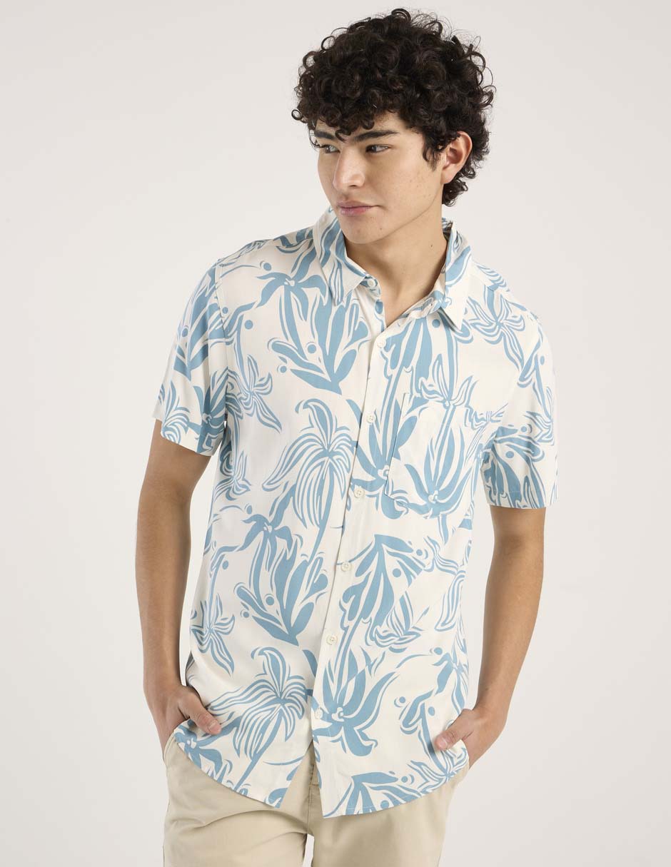 Camisa casual manga corta para hombre Camisa casual manga corta para hombre