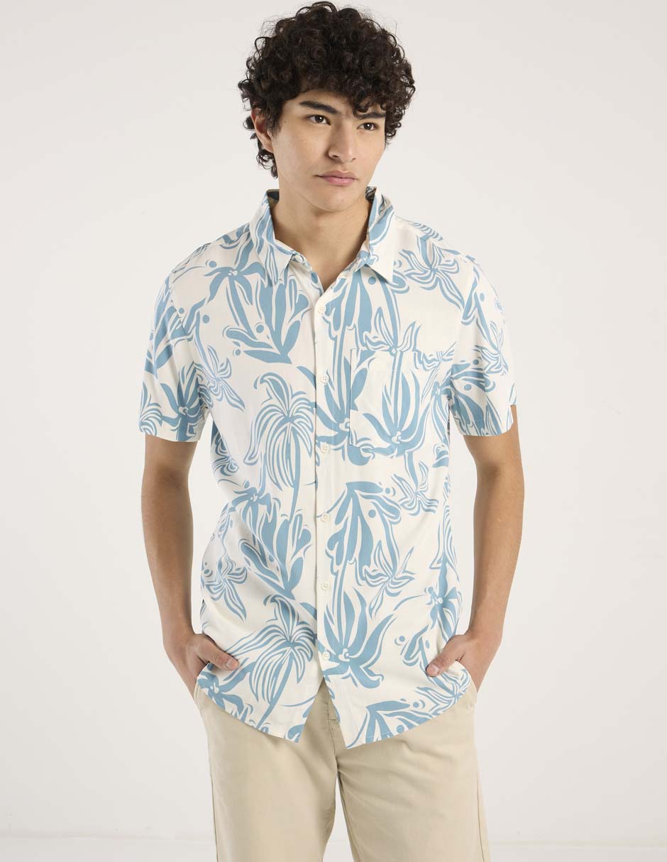 Camisa casual manga corta para hombre Camisa casual manga corta para hombre