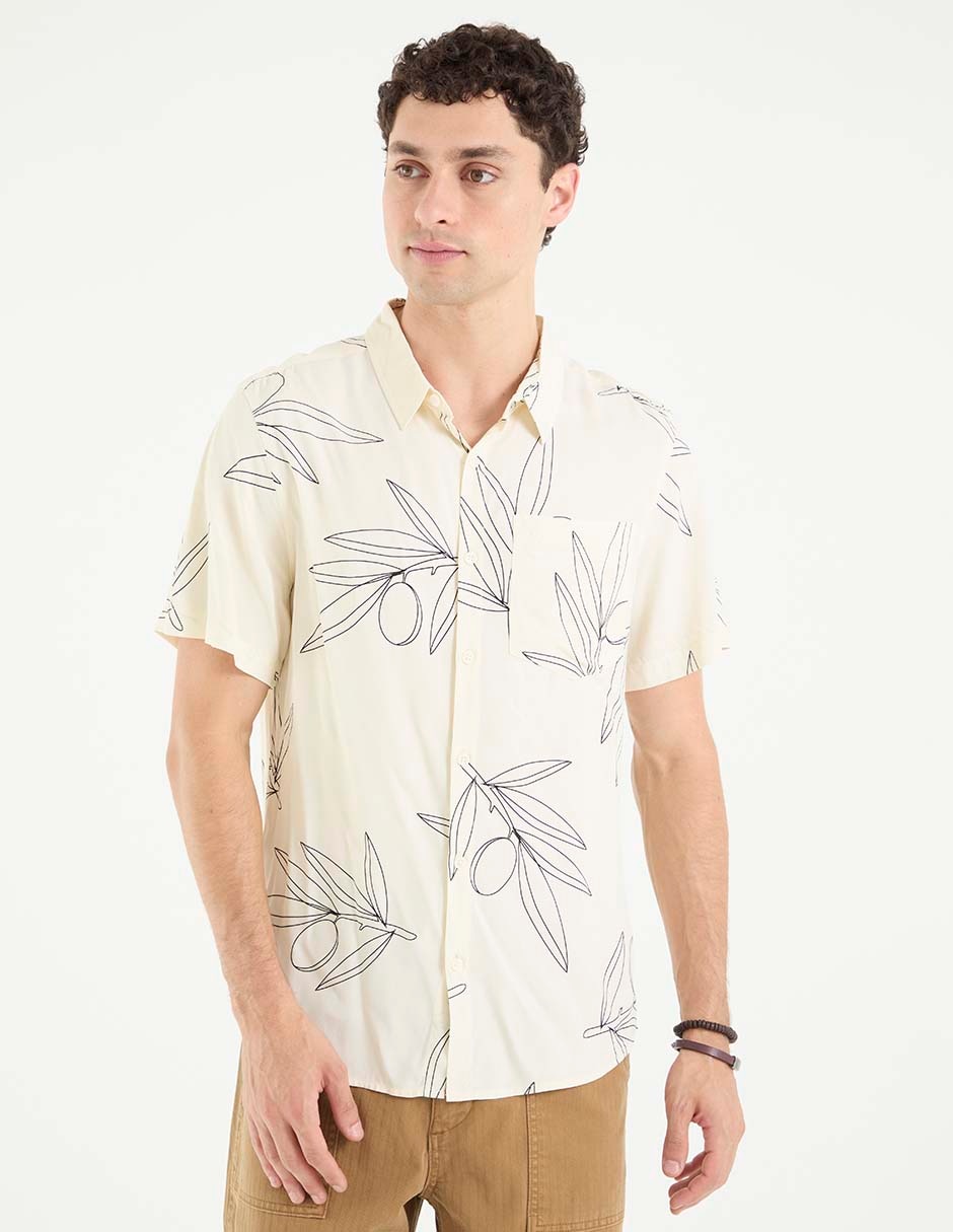 Camisa casual manga corta para hombre Camisa casual manga corta para hombre