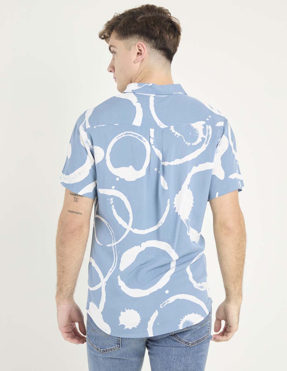 Camisa casual manga corta para hombre 5