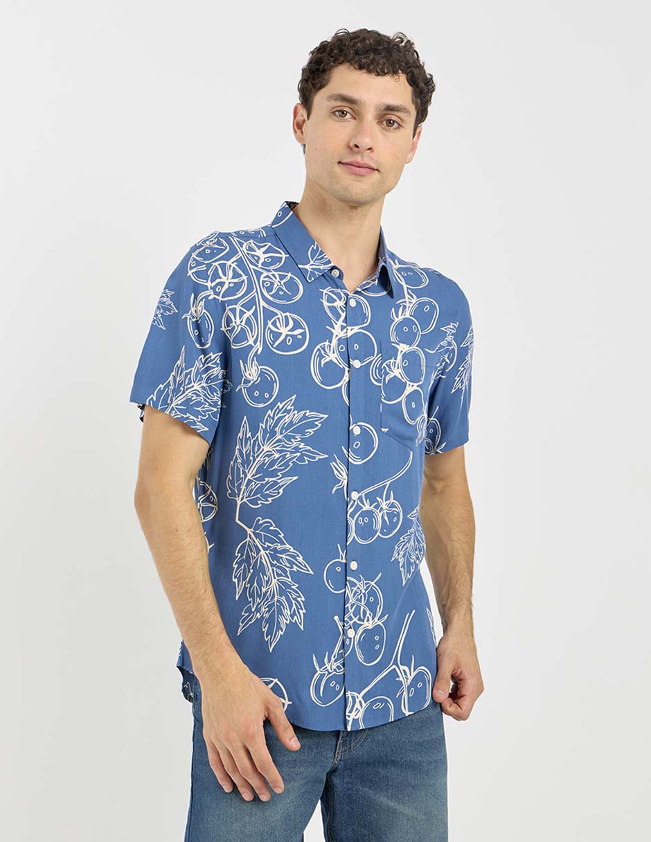 Camisa casual manga corta para hombre Camisa casual manga corta para hombre