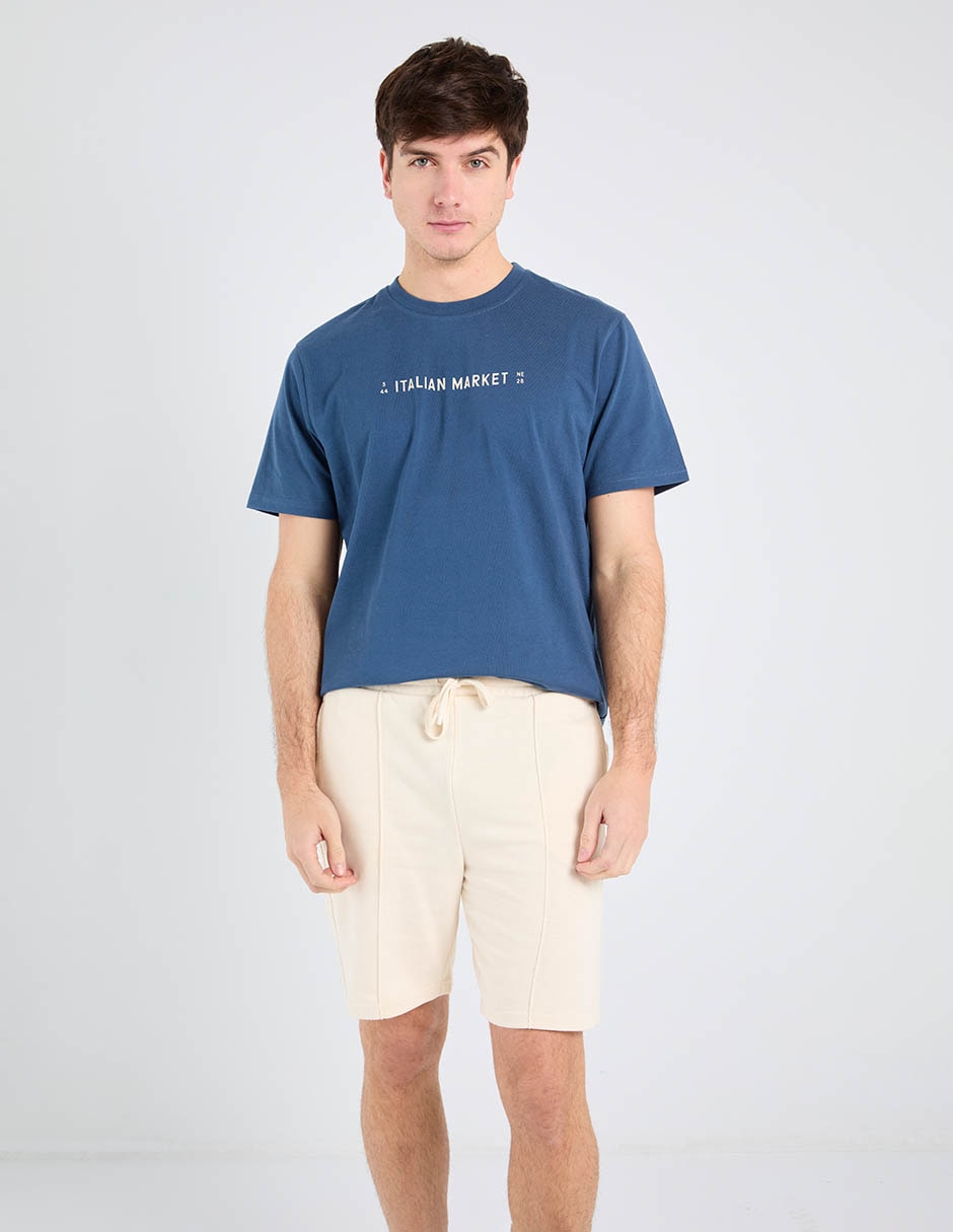 Bermuda de algodón para hombre.