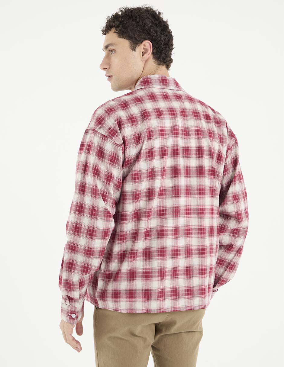 Camisa casual manga larga para hombre 2