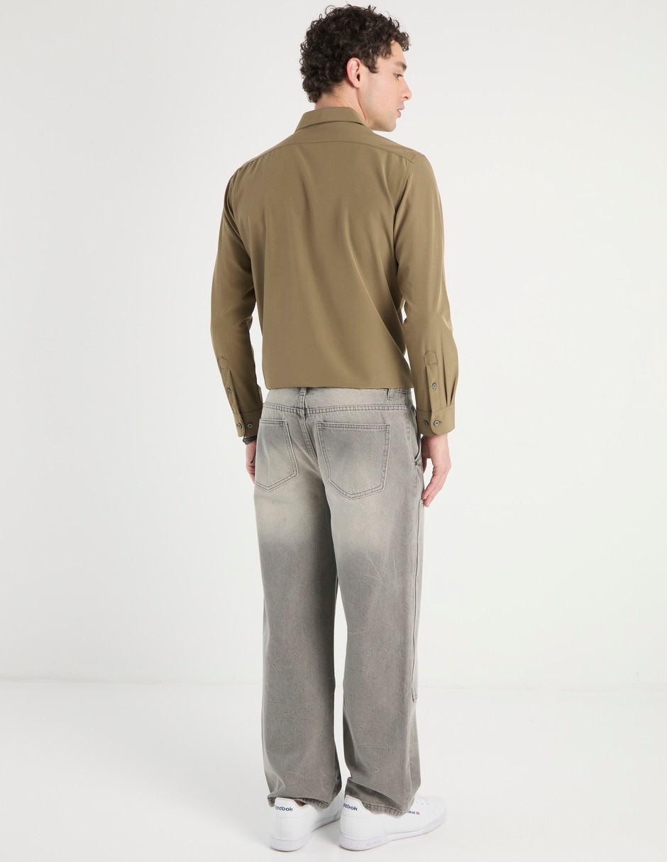 Jeans carpenter straight Non Stop deslavado para hombre