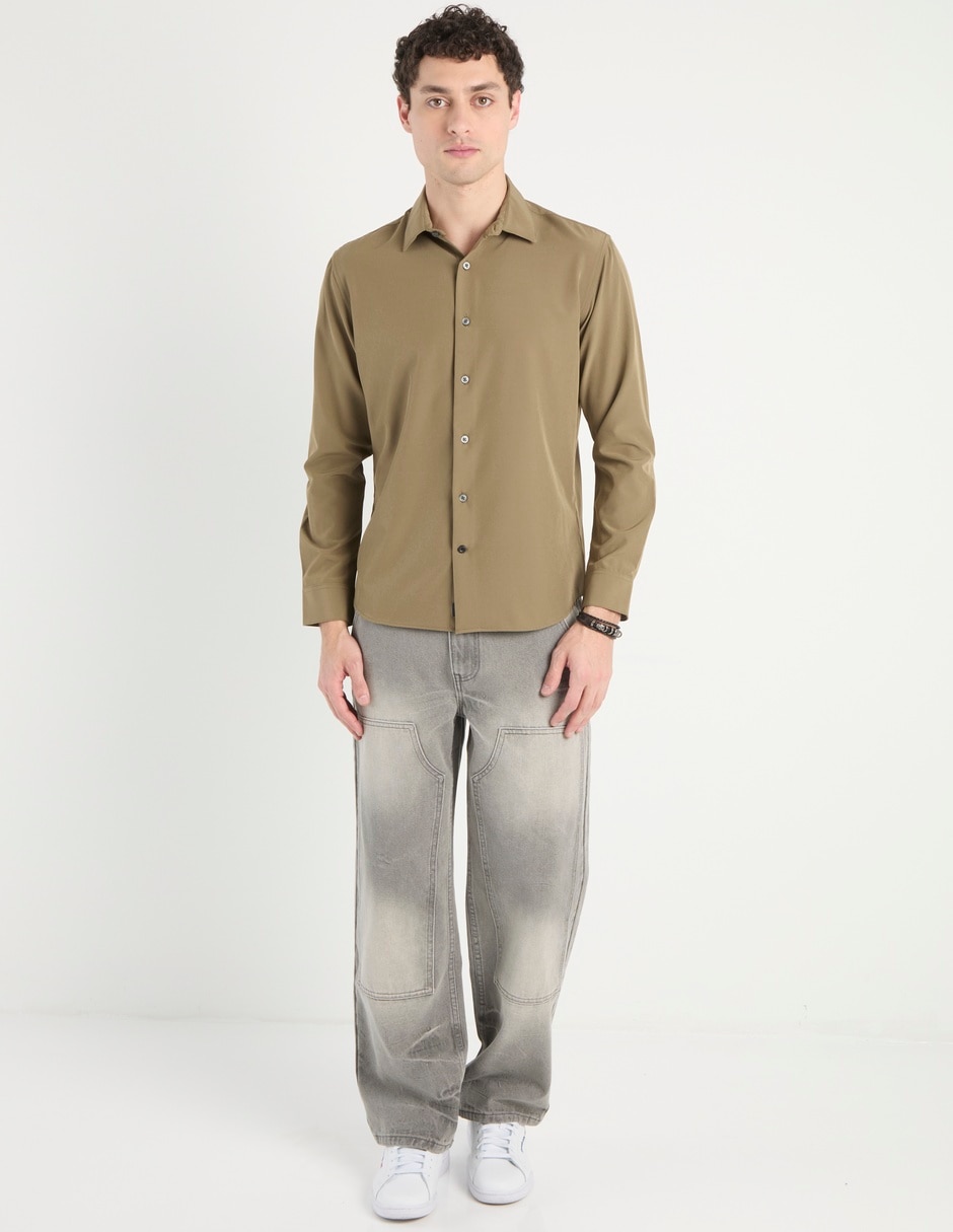 Jeans carpenter straight Non Stop deslavado para hombre