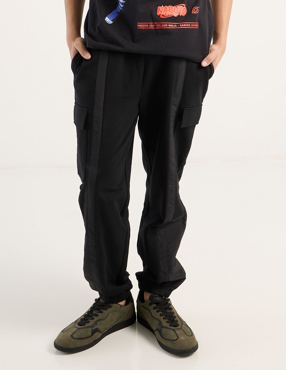 Pants slim con agujeta para hombre Pants slim con agujeta para hombre