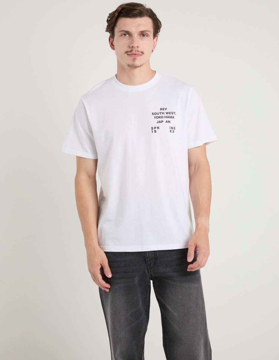 Playera cuello redondo para hombre 1