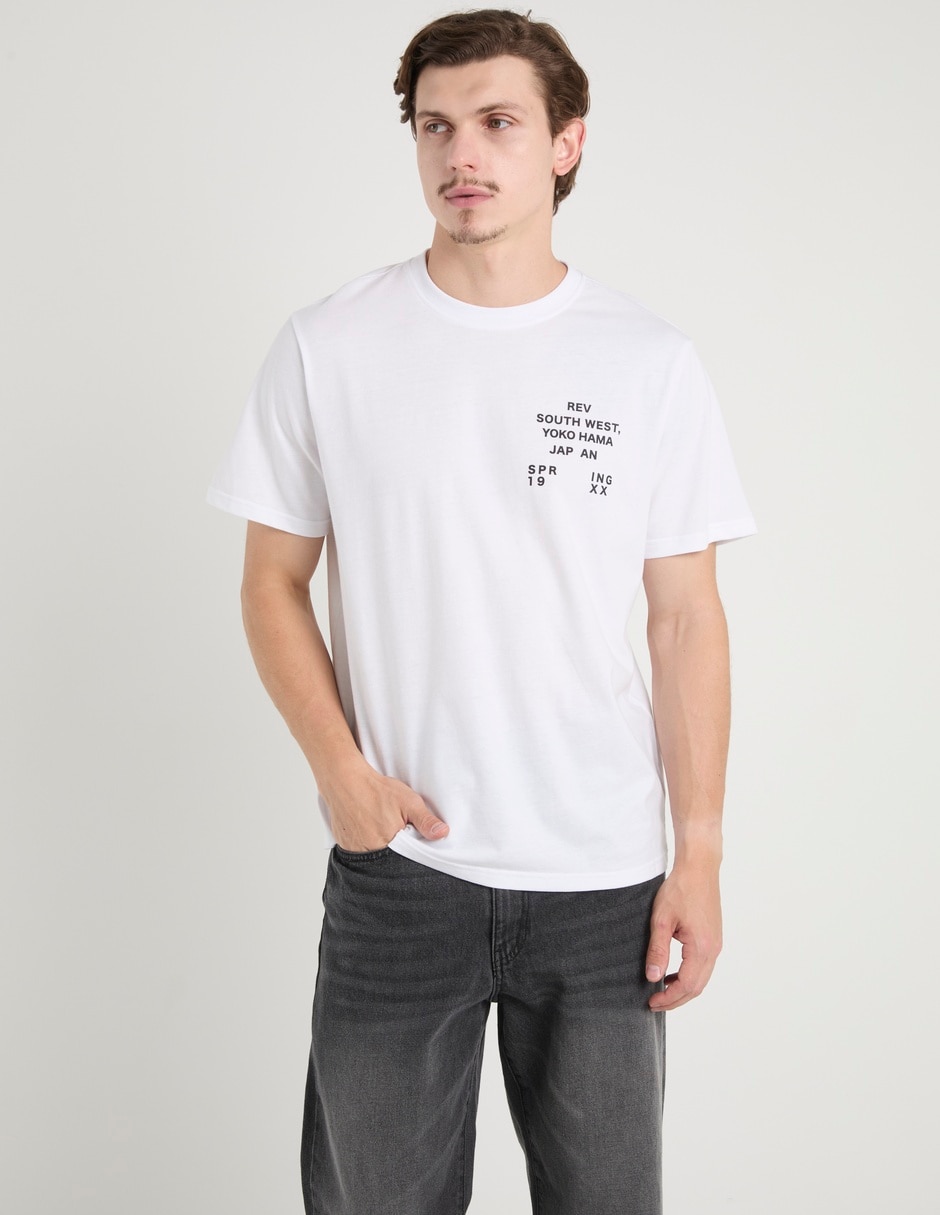 Playera cuello redondo para hombre 2
