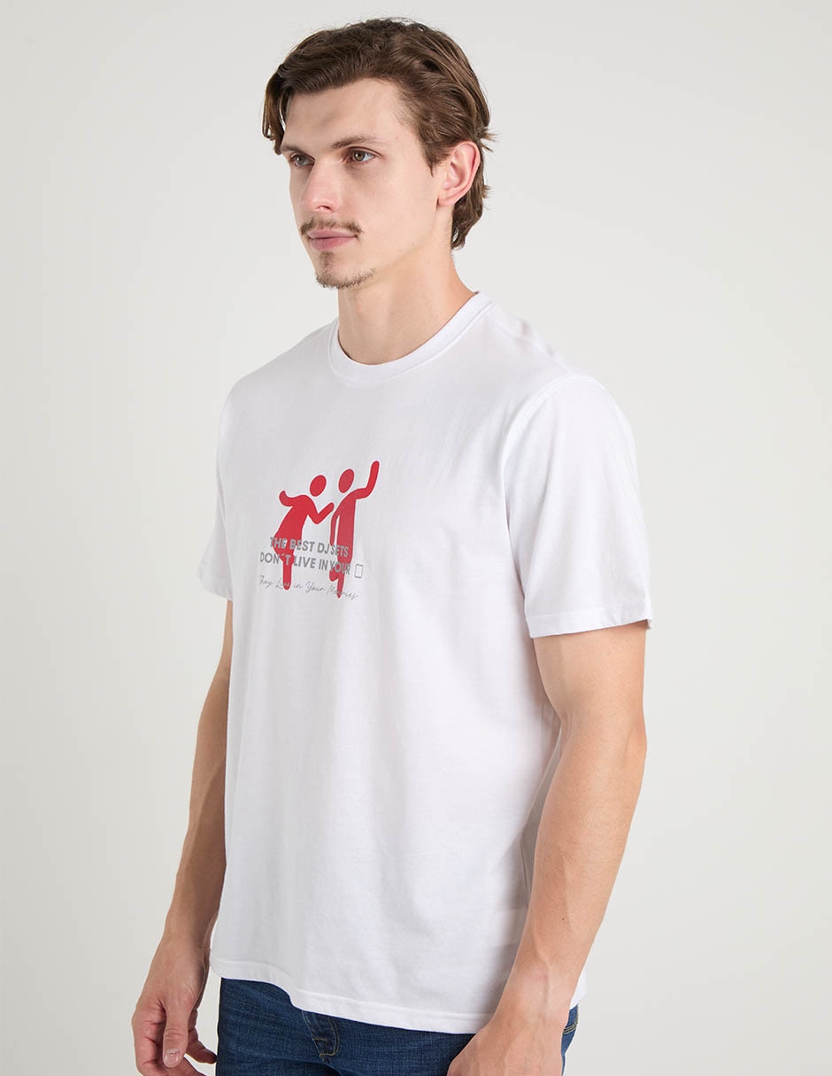 Playera Non Stop cuello redondo para hombre