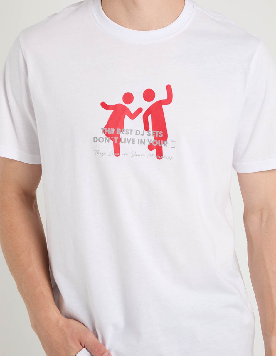 Playera Non Stop cuello redondo para hombre