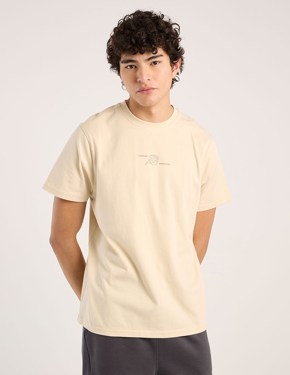 Playera cuello redondo para hombre 2