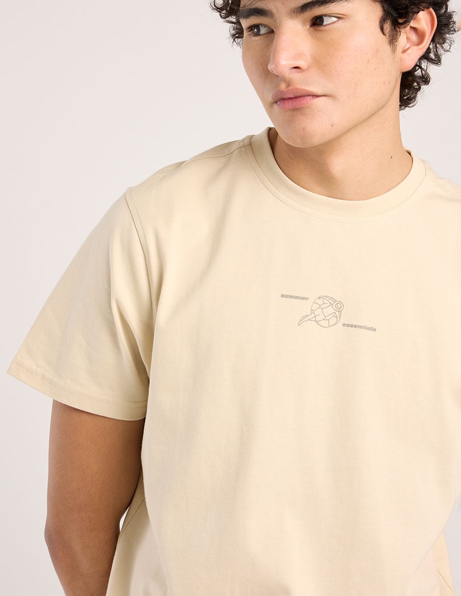Playera cuello redondo para hombre 4
