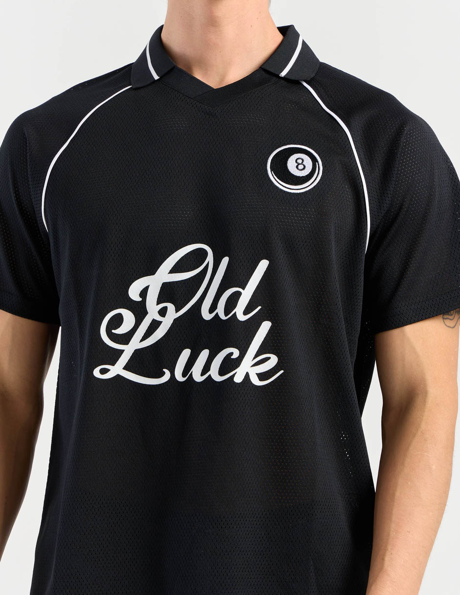 Playera cuello camisero para hombre