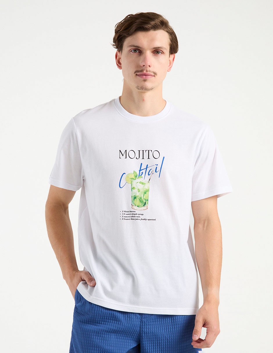 Playera cuello redondo para hombre 1