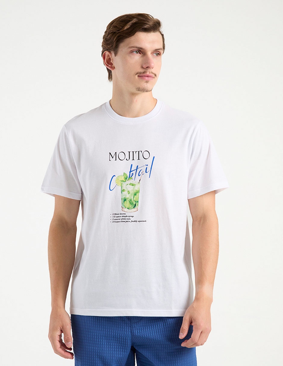 Playera cuello redondo para hombre 2