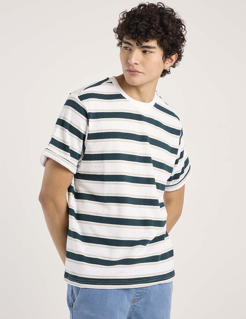 Playera cuello redondo para hombre 1