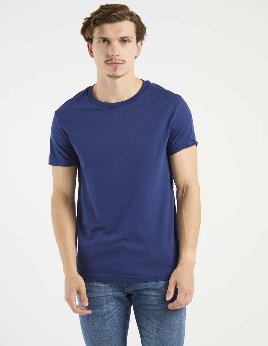 Playera cuello redondo para hombre 1
