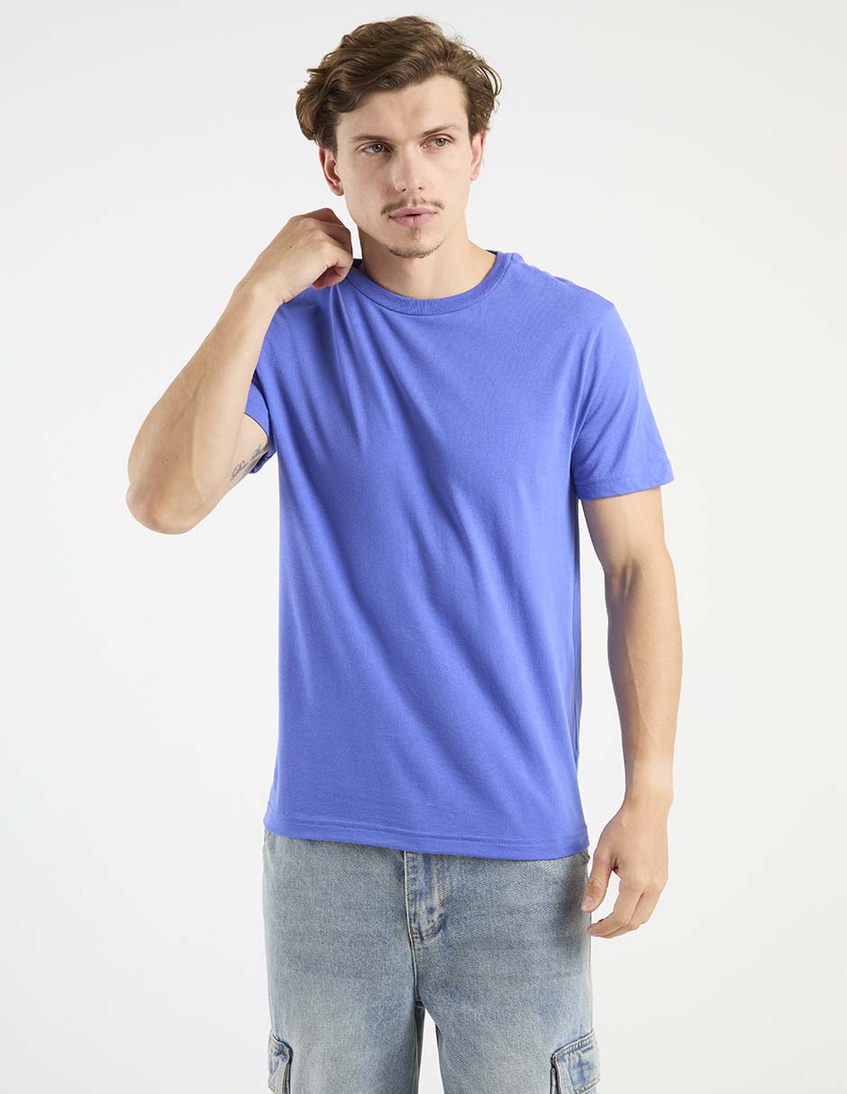 Playera cuello redondo para hombre 2