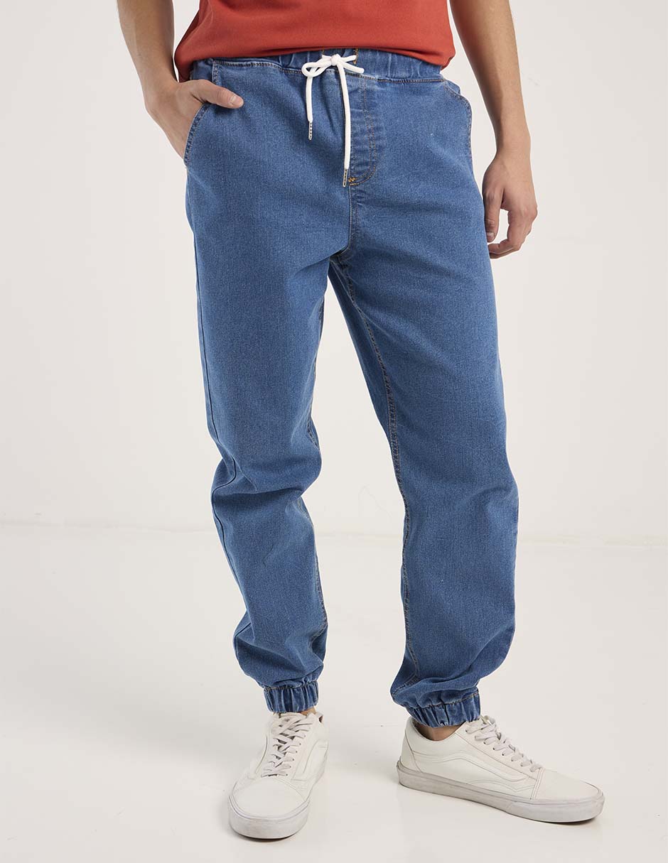 Jeans jogger straight Non Stop lavado medio para hombre