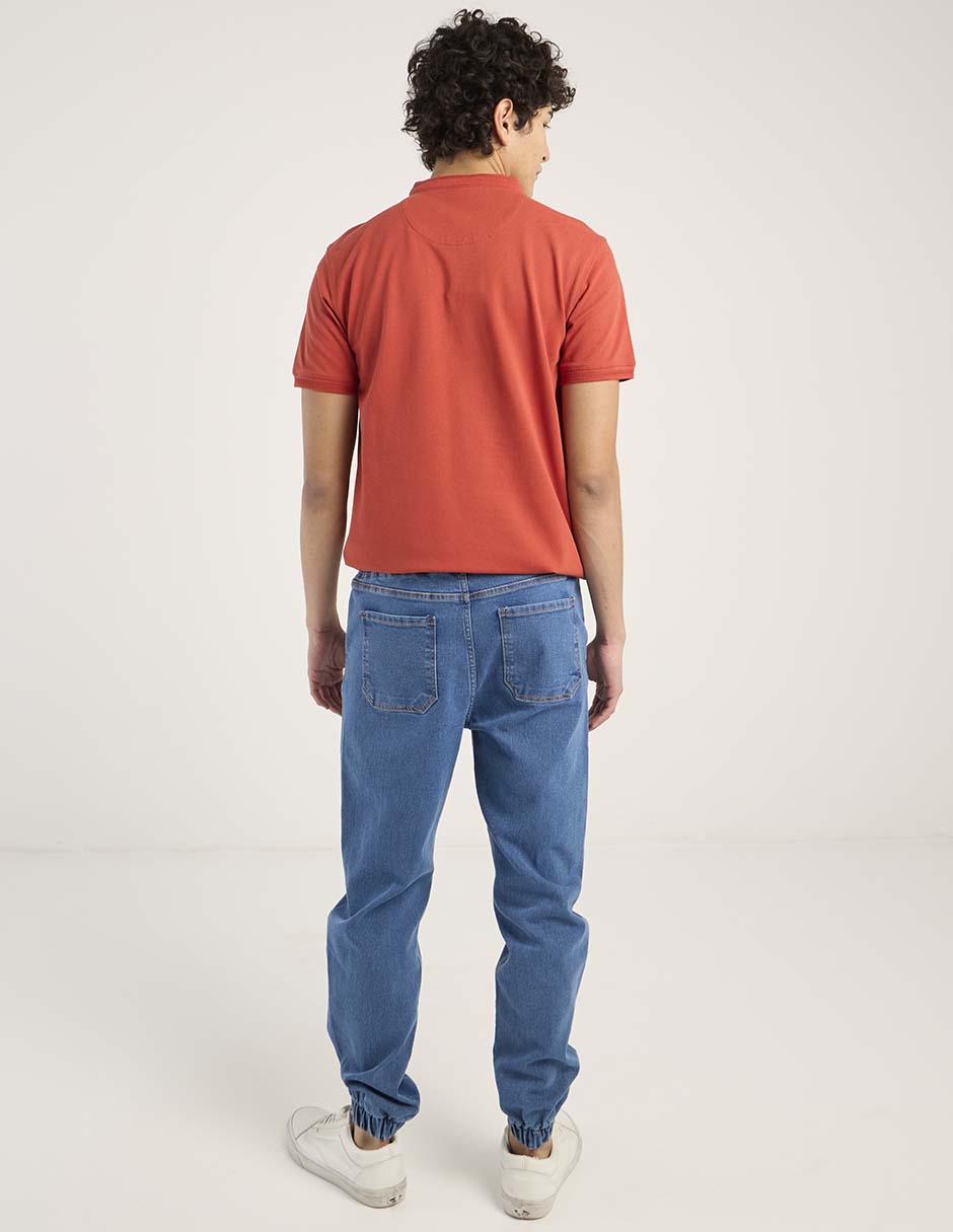 Jeans jogger straight Non Stop lavado medio para hombre
