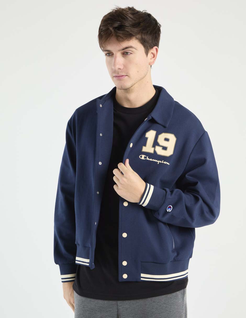 Chamarra casual con bolsillos para hombre Chamarra casual con bolsillos para hombre
