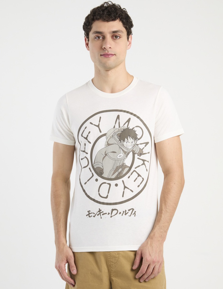 Playera cuello redondo para hombre