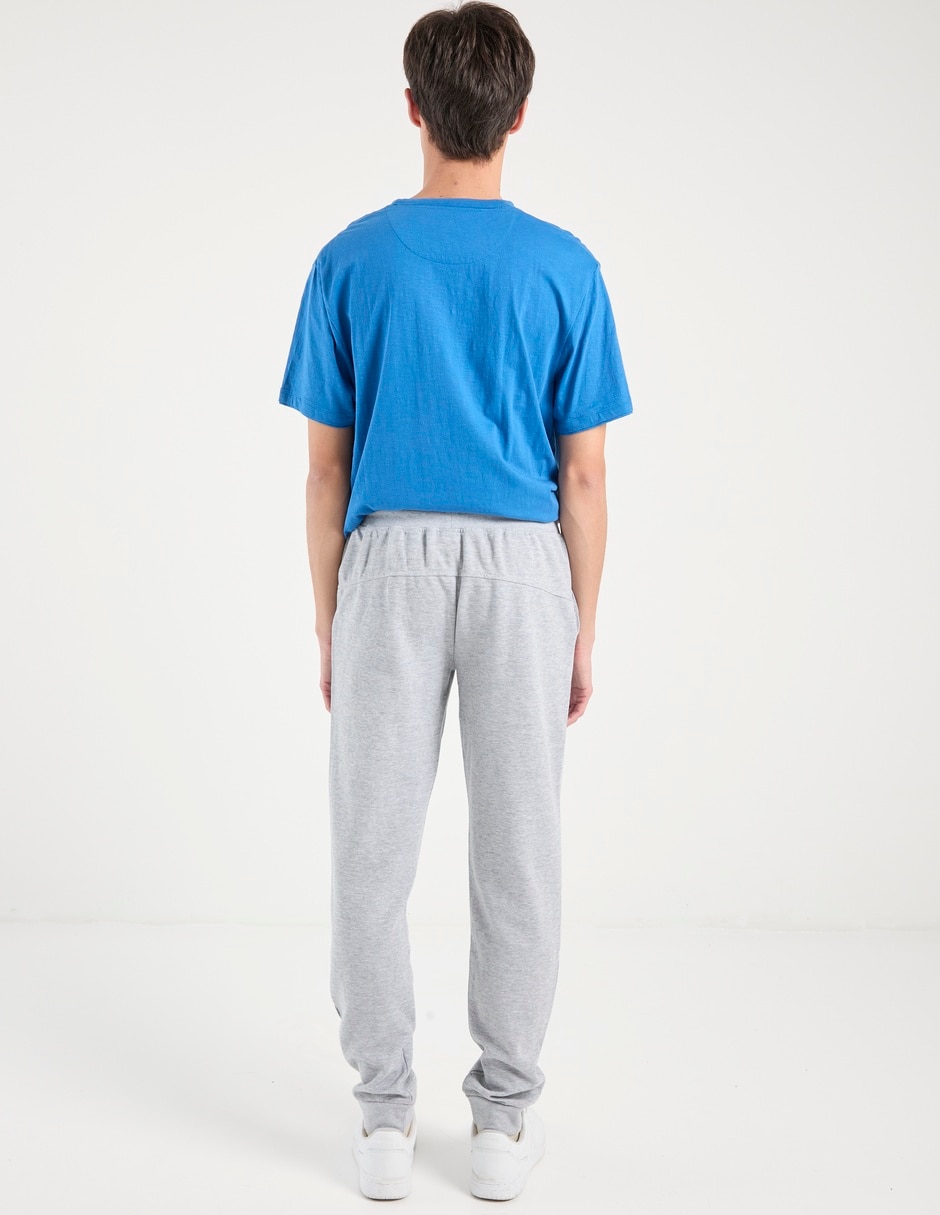 Pants regular con jareta para hombre 6