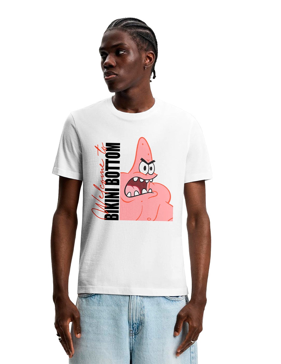 Playera cuello redondo para hombre